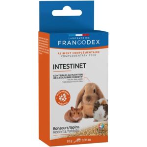 Francodex Intestinet - Soutient la flore digestive chez rongeurs et lapins - Publicité Francodex Intestinet - Soutient la flore digestive chez rongeurs et lapins - Publicité