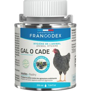Francodex Gal O Cade Soin contre la gale des volailles - 200 ml - Publicité Francodex Gal O Cade Soin contre la gale des volailles - 200 ml - Publicité
