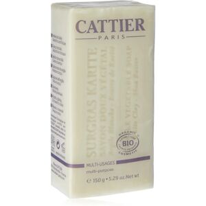 Sabonete Surgras com Manteiga de Karité Orgânica Cattier para Pele Seca e Sensível - Sabonete Sabonete Surgras com Manteiga de Karité Orgânica Cattier para Pele Seca e Sensível - Sabonete