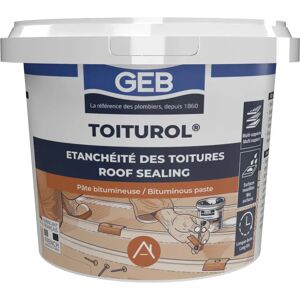 GEB Toiturol Pâte Imperméabilisante - Étanchéité Toit/Mur - 400g GEB Toiturol Pâte Imperméabilisante - Étanchéité Toit/Mur - 400g