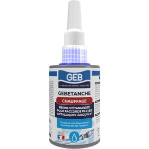 Résine d'étanchéité GEB - 75ml - Circuits de chauffage et gaz - Publicité Résine d'étanchéité GEB - 75ml - Circuits de chauffage et gaz - Publicité