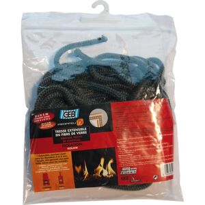 GEB Treccia en fibre de verre D.7/8mm - 5M - Étanchéité Isolant thermique - Publicité GEB Treccia en fibre de verre D.7/8mm - 5M - Étanchéité Isolant thermique - Publicité