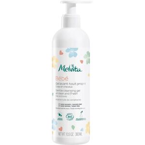 Gel Douche Bébé Melvita - Doux, Bio, 300 ml - Publicité Gel Douche Bébé Melvita - Doux, Bio, 300 ml - Publicité