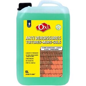Traitement anti-depôts verts OXI - 6L - Publicité Traitement anti-depôts verts OXI - 6L - Publicité