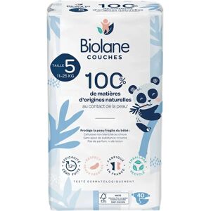 Couches Naturelles Biolane Taille 5 (11-25 kg) 40 pcs. Publicité Couches Naturelles Biolane Taille 5 (11-25 kg) 40 pcs. Publicité