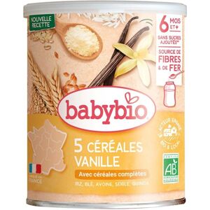 Céréales vanille bio Babybio - Dès 6 mois - Baby Cereal - Publicité Céréales vanille bio Babybio - Dès 6 mois - Baby Cereal - Publicité