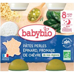 Babybio Pâtes Épinard & Fromage de Chèvre Bio 2x200g - Alimentation bébé - Publicité Babybio Pâtes Épinard & Fromage de Chèvre Bio 2x200g - Alimentation bébé - Publicité