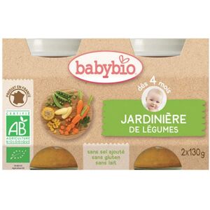 Purée de légumes bio BABYBIO - Dès 4 mois - Sans gluten - Publicité Purée de légumes bio BABYBIO - Dès 4 mois - Sans gluten - Publicité