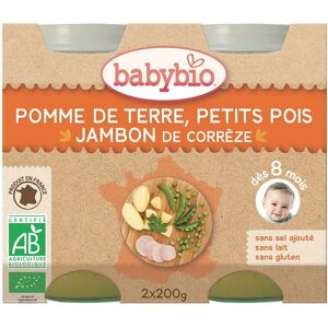 Babybio Purée Bio Légumes & Jambon - Dès 8 Mois - Publicité Babybio Purée Bio Légumes & Jambon - Dès 8 Mois - Publicité