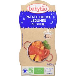 BABYBIO Mélange Légumes Patates Douces et Riz - Repas bébé - Publicité BABYBIO Mélange Légumes Patates Douces et Riz - Repas bébé - Publicité