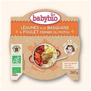 Babybio Plat Écologique de Légumes au Poulet - 260g - Publicité Babybio Plat Écologique de Légumes au Poulet - 260g - Publicité