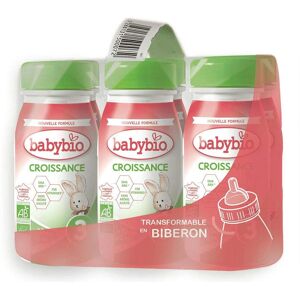 Babybio Croissance au Lait de Vache Français - Pack 6 bouteilles 25cl - Publicité Babybio Croissance au Lait de Vache Français - Pack 6 bouteilles 25cl - Publicité