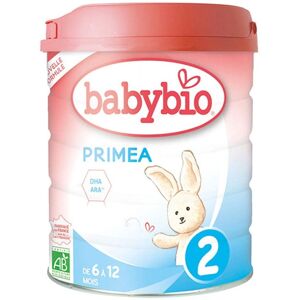 Babybio Primea 2 Lait de suite Bio - Poudre de lait pour bébé - Publicité Babybio Primea 2 Lait de suite Bio - Poudre de lait pour bébé - Publicité