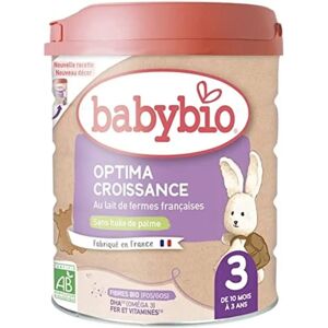 Babybio 3 Croissance - Lait de suite bio pour bébé - Publicité Babybio 3 Croissance - Lait de suite bio pour bébé - Publicité