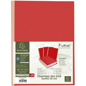 Exacompta 770012E Chemise rigide rouge A4 - Classeur - Publicité Exacompta 770012E Chemise rigide rouge A4 - Classeur - Publicité