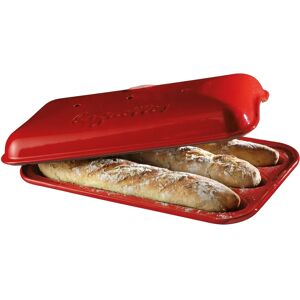 Emile Henry Burgunder Baguette Backform - 39,5cm x 23cm Emile Henry Burgunder Baguette Backform - 39,5cm x 23cm