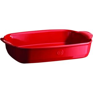 Emile Henry Burgundy Rectangular Baking Dish - 42.5cm x 28cm - Oven Safe Emile Henry Burgundy Rectangular Baking Dish - 42.5cm x 28cm - Oven Safe