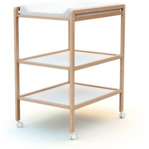 Table à langer AT4 - Hêtre laqué - 2 étagères - Table à langer bébé - Publicité Table à langer AT4 - Hêtre laqué - 2 étagères - Table à langer bébé - Publicité