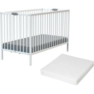 Cuna de Madera Webaby - 124x82x65cm - Cama para bebé Cuna de Madera Webaby - 124x82x65cm - Cama para bebé
