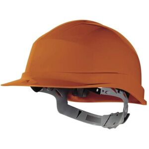 Casque de chantier Delta Plus - Orange - Résistant aux UV - Sangle réglable - Publicité Casque de chantier Delta Plus - Orange - Résistant aux UV - Sangle réglable - Publicité