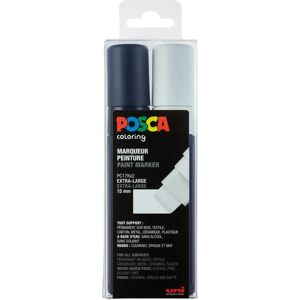 Posca Tussarit PC-17K Musta/Valkoinen - Kaikki Pinnoitteet Posca Tussarit PC-17K Musta/Valkoinen - Kaikki Pinnoitteet