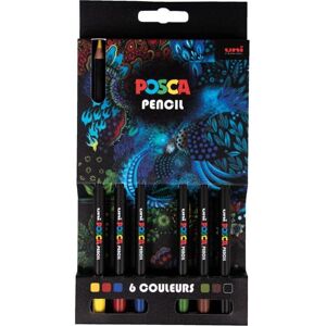 Crayons de couleur Posca - Ensemble de 6, 2 Packs, Vert clair, Bleu, Gris - Publicité Crayons de couleur Posca - Ensemble de 6, 2 Packs, Vert clair, Bleu, Gris - Publicité