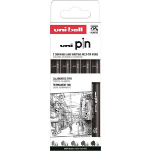Ensemble de stylos de dessin Uni - Pointe fine et large - Qualité archivistique - Publicité Ensemble de stylos de dessin Uni - Pointe fine et large - Qualité archivistique - Publicité