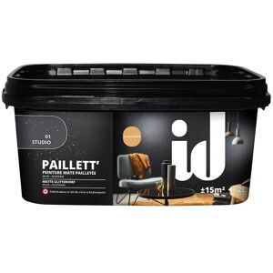 ID Studio Black Peinture Effet Glitter - 2L - Publicité ID Studio Black Peinture Effet Glitter - 2L - Publicité