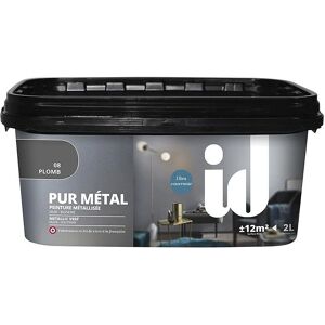 ID PARIS Vernice Metallica Piombo - 2L Murale - Vernice ID PARIS Vernice Metallica Piombo - 2L Murale - Vernice