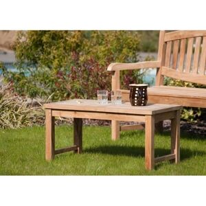 MACABANE Harris - Table basse en teck 90x45cm - Publicité MACABANE Harris - Table basse en teck 90x45cm - Publicité