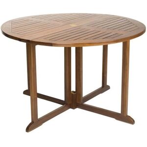 Table de Jardin Macabane Hanna - 4/5 Personnes, Ronde avec Ailes de Papillon - Publicité Table de Jardin Macabane Hanna - 4/5 Personnes, Ronde avec Ailes de Papillon - Publicité