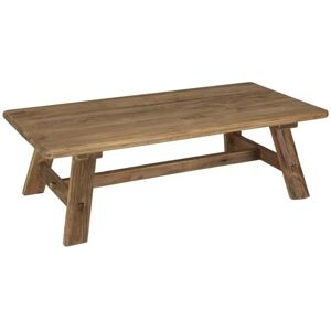 MACABANE Andrian - Table basse rectangulaire en bois de pin recyclé - Publicité MACABANE Andrian - Table basse rectangulaire en bois de pin recyclé - Publicité