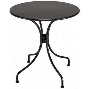 MACABANE Modèle Table de jardin ronde en acier 70x70x72cm pour 2 - Publicité MACABANE Modèle Table de jardin ronde en acier 70x70x72cm pour 2 - Publicité