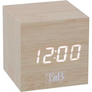 T'nB ClockSQWD Vækkeur - Digital vækkeur med temperatur T'nB ClockSQWD Vækkeur - Digital vækkeur med temperatur