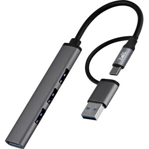 TnB USB Hub T'NB - 4-in-1 USB-A/USB-C Aluminium TnB USB Hub T'NB - 4-in-1 USB-A/USB-C Aluminium