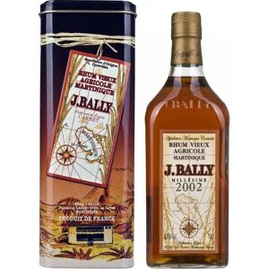 J.Bally Rhum Vieux Agricole Martinique Millesime 2002 0,7l 45% - Publicité J.Bally Rhum Vieux Agricole Martinique Millesime 2002 0,7l 45% - Publicité