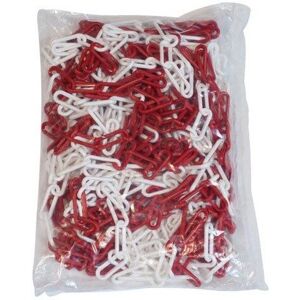 Chaîne de signalisation Novap 8 mm Rouge/Blanc 25 m - Publicité Chaîne de signalisation Novap 8 mm Rouge/Blanc 25 m - Publicité