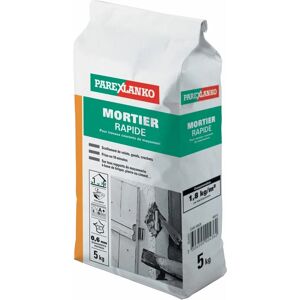 Mortier à prise rapide Parexlanko 5kg - Usage extérieur - Publicité Mortier à prise rapide Parexlanko 5kg - Usage extérieur - Publicité