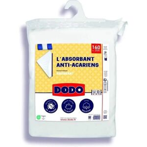 Protector de matelas DODO Blanc 160x200cm - Absorbant, Anti-mites, Coton - Publicité Protector de matelas DODO Blanc 160x200cm - Absorbant, Anti-mites, Coton - Publicité