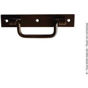 Poignée AFBAT sur Platine à Bouts Carrés - 140mm - Acier Zingué - Publicité Poignée AFBAT sur Platine à Bouts Carrés - 140mm - Acier Zingué - Publicité