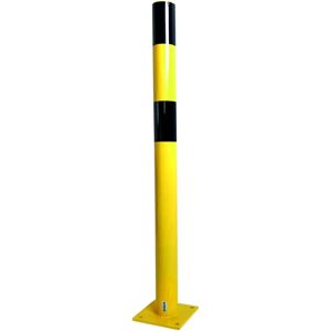 Mw Tools - Poteau de sécurité Metalworks - Jaune/noir 90x1200mm - Publicité Mw Tools - Poteau de sécurité Metalworks - Jaune/noir 90x1200mm - Publicité