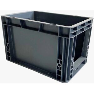 Boîte de rangement Viso - 7L Contenant en plastique empilable gris - Publicité Boîte de rangement Viso - 7L Contenant en plastique empilable gris - Publicité