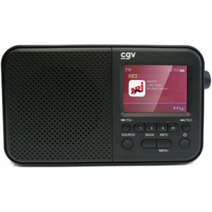 CGV DR7+ Tragbare Schwarze - Radio CGV DR7+ Tragbare Schwarze - Radio