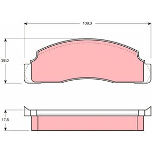 TRW GDB624 Conjunto de Pastilhas de Freio Ford Fiesta - Não Preparado para Indicador de Desgaste TRW GDB624 Conjunto de Pastilhas de Freio Ford Fiesta - Não Preparado para Indicador de Desgaste