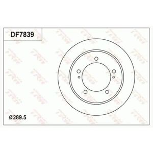 TRW DF7839 Jarrulevy - Kova, 5 reikää, 289mm TRW DF7839 Jarrulevy - Kova, 5 reikää, 289mm