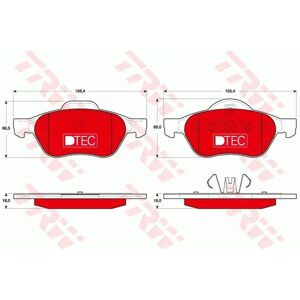Plaquettes de frein TRW Dtec - Réduction de poussière, pour Renault Clio & Megane - Publicité Plaquettes de frein TRW Dtec - Réduction de poussière, pour Renault Clio & Megane - Publicité