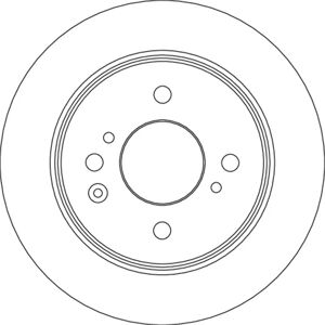TRW jarrulevy 9mm 104mm maalattu - Brake Disc TRW jarrulevy 9mm 104mm maalattu - Brake Disc