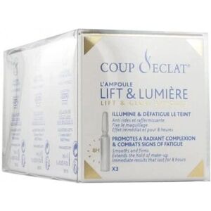 Coup d'Éclat Marque Modèle Ampoules Lift & Lumière - Soins pour la peau - Publicité Coup d'Éclat Marque Modèle Ampoules Lift & Lumière - Soins pour la peau - Publicité