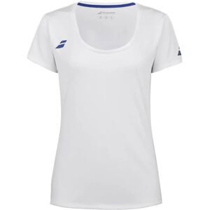 T-shirt damski Babolat Play z krótkim rękawem - biały T-shirt damski Babolat Play z krótkim rękawem - biały