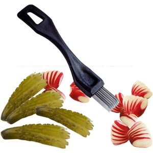 Tellier N8008 Affettatrice per Sottaceti in Acciaio Inox - Pickle Slicer Tellier N8008 Affettatrice per Sottaceti in Acciaio Inox - Pickle Slicer